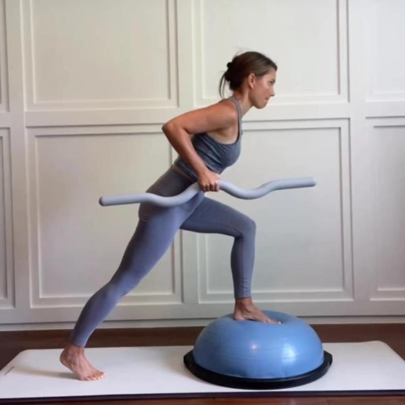 Home Gym Yoga - Утяжелённый пилатес-бар с силиконовым покрытием, тренажёр