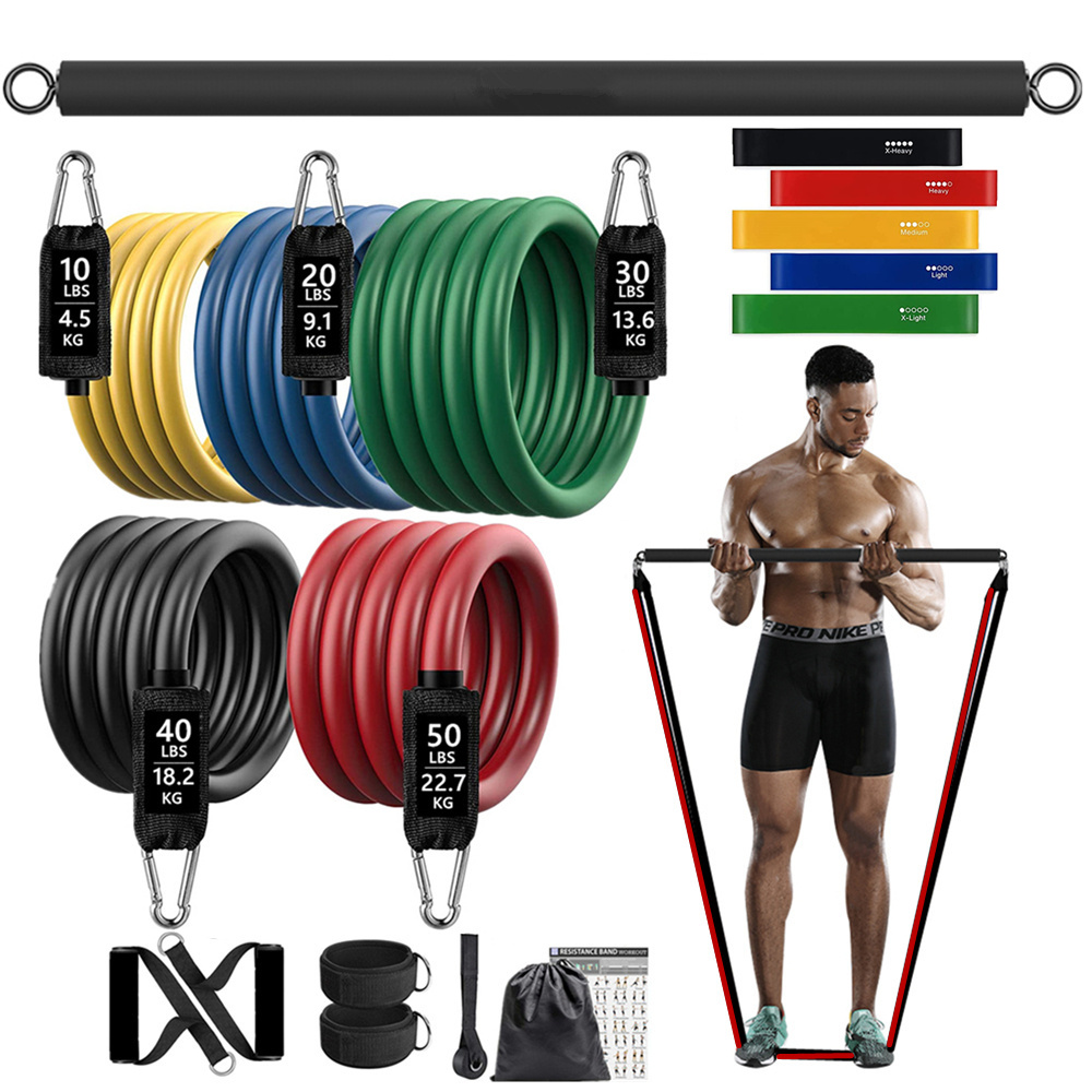 Home Gym Routine - 150 фунтов, эластичная лента для фитнеса,
