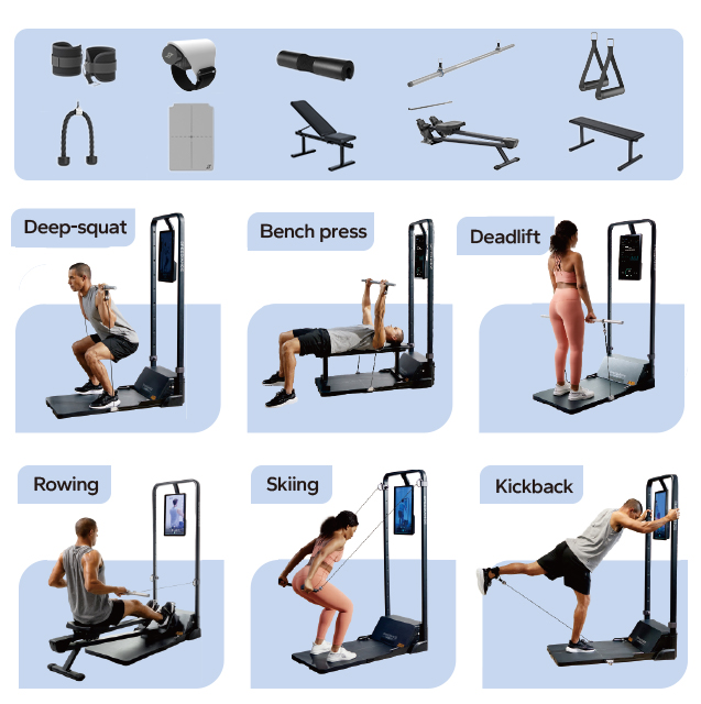 Умный домашний тренажерный зал – обзор и цена All In One Gym Home Equipment